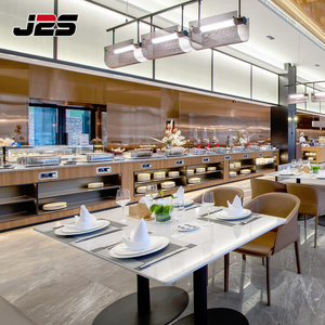 Sillón de Cuero J2S con Mesa Cuadrada, Juego de Muebles Modernos para Restaurante, Cafetería, <span class=keywords><strong>Bistro</strong></span>, Hotel de Lujo - Product Image 2