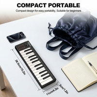 Clavier MIDI K25 TERENCE 25 touches – Contrôleur USB compact pour l'école, la salle de musique et les centres de formation – Vente en gros