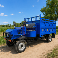 Meilleures ventes : Camion benne sur roues tout-terrain pour vergers, auto-déchargeur, transporteur à haute efficacité