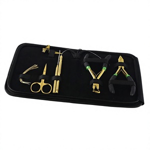 Kit de Herramientas para Extensiones de Cabello Color Dorado con Gancho en Forma de Bucle, Alicates para Remover Cuentas de Extensiones de Cabello, Hilos, Agujas en Forma de C y Tijeras - Product Image 1