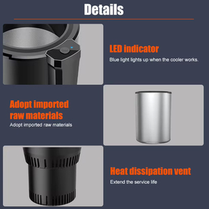 DC <span class=keywords><strong>12V</strong></span> voiture électrique tasse refroidisseur Portable tasse boisson boisson réfrigérateur maison <span class=keywords><strong>adaptateur</strong></span> secteur <span class=keywords><strong>pour</strong></span> bureau voiture utilisation voiture organisateurs - Product Image 6
