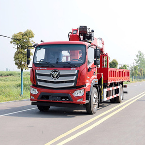 Grue de <span class=keywords><strong>camion</strong></span> hydraulique <span class=keywords><strong>à</strong></span> flèche télescopique droite FOTON AUMARK <span class=keywords><strong>à</strong></span> cabine simple de 8 tonnes, vente directe d'usine - Product Image 4