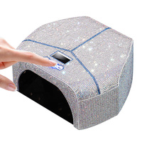Lampe à ongles LED UV haute puissance 180W et sèche-ongles professionnel-4 réglages de minuterie, grand espace pour un séchage rapide dans les ongles de bricolage et de salon
