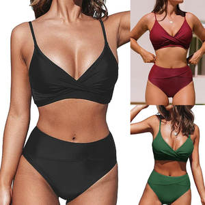<span class=keywords><strong>Maillot</strong></span> <span class=keywords><strong>de</strong></span> <span class=keywords><strong>bain</strong></span> bikini deux pièces sexy pour femme avec dos nu et <span class=keywords><strong>bas</strong></span> string, 100 % polyester, séchage rapide et extensible, motif imprimé - Product Image 1