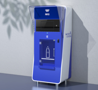 Distributeur d'eau hydrogénée PH7.5-9.5 Ioniseur alcalin d'automne 800ppb Paiement par carte de crédit Visa Écran tactile LCD