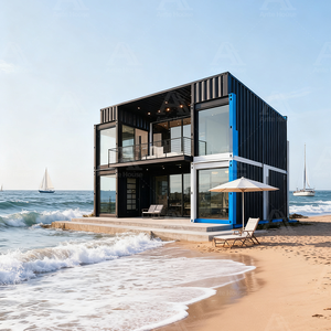 Petites maisons conteneurs de luxe de 20 pieds Maisons mobiles <span class=keywords><strong>avec</strong></span> 2 chambres disponibles pour une expédition rapide Villa prête à expédier - Product Image 3