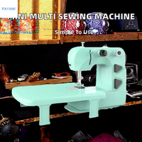 Machine à coudre portable mini 2023 en gros, point de chaînette, aiguille simple, coupe-fil manuel, multifonction, pratique