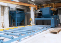 Machine de sablage à rouleaux pour le traitement des surfaces en marbre / Équipement de sablage