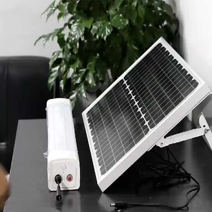 Solar Tri-Proof Light with Remote Control - 50W LED Lamp