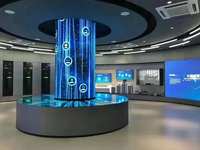 Panneau d'affichage LED flexible haute résolution pour visualisation 3D dynamique Panneau d'écran LED flexible
