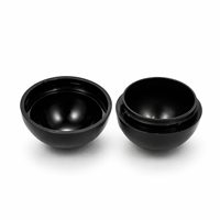 Vente en gros de contenants sphériques portables de 5 g et 5 ml pour concentrés de thé, pilules et petits objets, boîte en plastique pour capsules