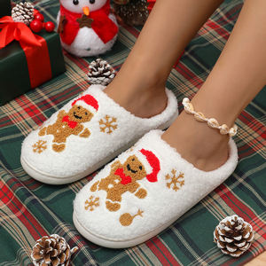 Chaussons d'Halloween et de Noël 2024 pour hommes et femmes, livraison rapide, semelle extérieure antidérapante en TPR pour l'hiver et l'été - Product Image 4