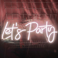 Enseigne néon personnalisée sur mesure, lettres LED personnalisées, néon flexible en acrylique, enseigne « Better Together », enseigne néon LED personnalisée