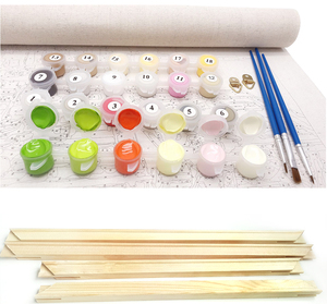 CHENISTORY DZ1100 Kit Pittura a Numeri per Adulti, Immagine di Donna su Tela con <span class=keywords><strong>Cornice</strong></span> - Product Image 2