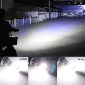 Kit de conversion de phares LED à 6 faces, ampoule H4 6000K 3000LM 12V pour motos et voitures - Product Image 6