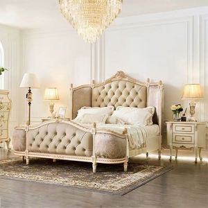 Nordic Solid Wood <b>Bed</b> Frame with Panel Headboard & Low <b>Platform</b> <b>Base</b>, Modern Minimalist Wooden <b>Bed</b> for Bedroom Furniture - Product Image 3