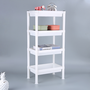 Estante de Almacenamiento Multifuncional para el Hogar, Carro Desmontable de Cuatro Niveles, Organizador de Plástico para Ahorrar Espacio - Product Image 2