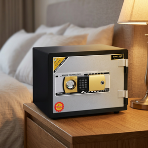 Coffre-fort électronique numérique Money MNS-35E, fabriqué en acier inoxydable. - Product Image 1