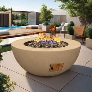 Cuenco <span class=keywords><strong>de</strong></span> vidrio <span class=keywords><strong>para</strong></span> fuego, llama ajustable Circular sin humo, Patio, pozo <span class=keywords><strong>de</strong></span> fuego, piscina, tazón <span class=keywords><strong>de</strong></span> fuego <span class=keywords><strong>de</strong></span> Gas <span class=keywords><strong>de</strong></span> hormigón, pozo <span class=keywords><strong>para</strong></span> jardín al aire libre - Product Image 4