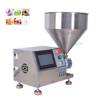 Machine de remplissage semi-automatique haute viscosité crème pâte de curry foie gras beurre d'arachide yaourt gelée pâte de tomate poivre dosage