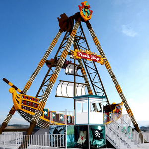 Manège à sensations fortes pour parc d'attractions, très demandé, 40 places, grand bateau pirate en fibre de verre, à vendre - Product Image 1