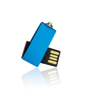 Clé USB pivotante en métal <span class=keywords><strong>super</strong></span> mini, 4 Go, 8 Go, 16 Go, 64 Go, USB 2.0, 3.0, clé USB promotionnelle - Product Image 1