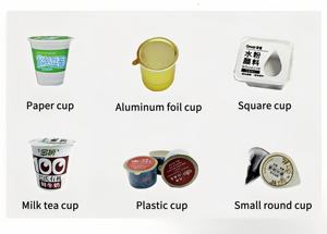 全自動ロータリーアイスクリームヨーグルトゼリーバター紙カップ充填シールキャップ1セットマシン - Product Image 6