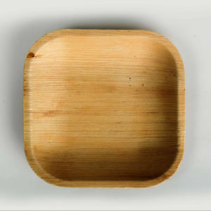 Plato Cuadrado de Hoja de Areca de 5 Pulgadas, Ecológico, Desechable, Biodegradable, Vajilla de Hoja de Palma, Proveedor al por Mayor en India - Product Image 1