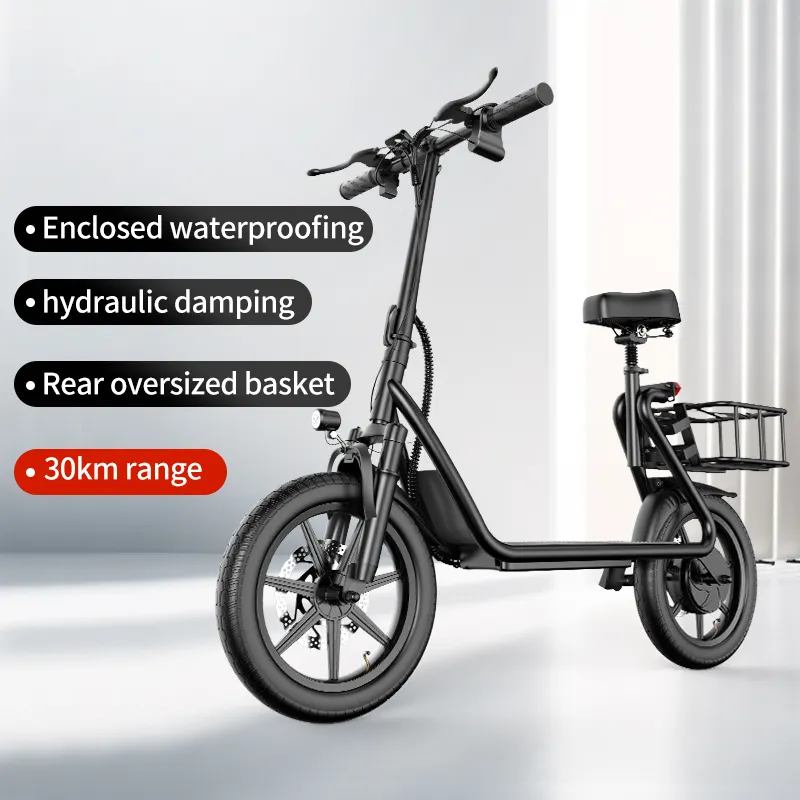 EU Warehouse Ready Stock AOVOPRO Electric Bike e scooter 450w 20inch Fat Tire E-bike Electric Bicycle Adult electric bike