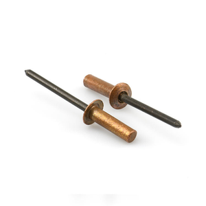 Rivets aveugles scellés en cuivre et laiton à extrémité fermée, sur mesure, vente en gros d'usine, disponibles en diverses tailles - Product Image 1