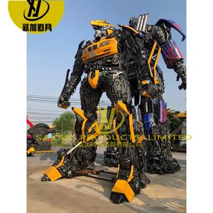 Grand métal personnalisé accessoires d'extérieur rétro voiture film grandeur nature voix <span class=keywords><strong>Robot</strong></span> Sculpture fer <span class=keywords><strong>Spider</strong></span> <span class=keywords><strong>Man</strong></span> transformateurs Statues Logo - Product Image 3