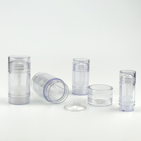 En stock – Flacon de déodorant rechargeable en plastique de 30 ml – Contenant cosmétique pour déodorant stick à mécanisme rotatif