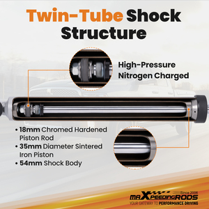 Kit de levage avant de 2 pouces MaXpeedingrods Factory Lift pour Dodge Ram 1500 Classic 2WD <span class=keywords><strong>V8</strong></span> 2009-2024, amortisseurs + ressorts hélicoïdaux - Product Image 6