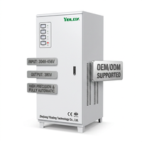 Regulador Automático de Voltaje Serie TNS Trifásico 380V, Estabilizador de Voltaje de 6KVA, 9KVA, 15KVA, 30KVA