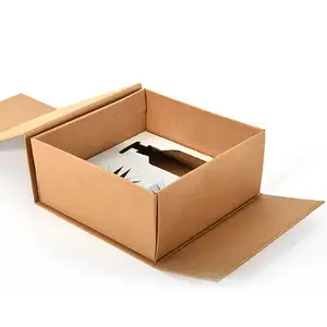 Mıknatıs kapatma ile en iyi fiyat katlanır ambalaj elişi kağıdı katlanır kutu özel