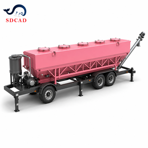 Silo à poudre <span class=keywords><strong>en</strong></span> vrac horizontal personnalisé avec convoyeur à vis tubulaire et petite usine de remplissage de sacs - Product Image 1