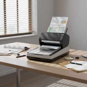 Scanner de documents A4 haute vitesse, couleur haute <span class=keywords><strong>d</strong></span>éfinition, entièrement <span class=keywords><strong>automatique</strong></span>, recto verso, USB 3.0, modèle Fi-7260 <span class=keywords><strong>d</strong></span>'<span class=keywords><strong>occasion</strong></span> - Product Image 3