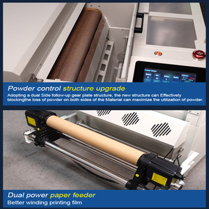 Senchro Automatic Large Format 63cm New Powder <strong>Shaking</strong> Machine Aluminum Stainless Steel Dual Fans <strong>Conveyor</strong> Belt DTF Printers - Product Image 2