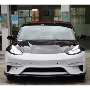 2017-2025 Car Modification Upgrade Gen1 Resin Body <b>Kit</b> Front Rear Bumper Lip <b>Engine</b> Hood Side Skirt for Tesla <b>Model</b> 3 - Product Image 6