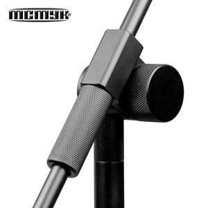 Microphone à condensateur professionnel XLR sur pied, anti-bruit, alimentation fantôme 48V pour enregistrement en studio, utilisation en conférence, filaire, en métal - Product Image 3