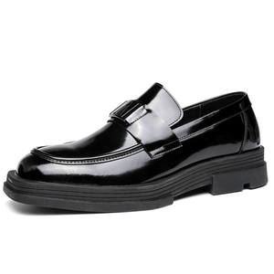 Zapatos Oxford de Vestir Formales para Hombre, Hechos a Mano, de Cuero Genuino, con Suela Gruesa de Alta Calidad, Punta Puntiaguda, Antideslizantes, para Uso en la Oficina - Product Image 1