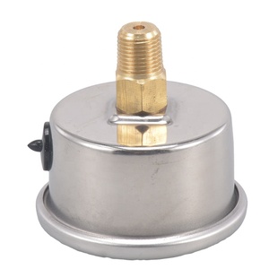 Doppio manometro riempito di liquido <span class=keywords><strong>40MM</strong></span> indietro con morsetto a U modello in acciaio inossidabile modello YN40 <span class=keywords><strong>1</strong></span> anno di garanzia - Product Image 5