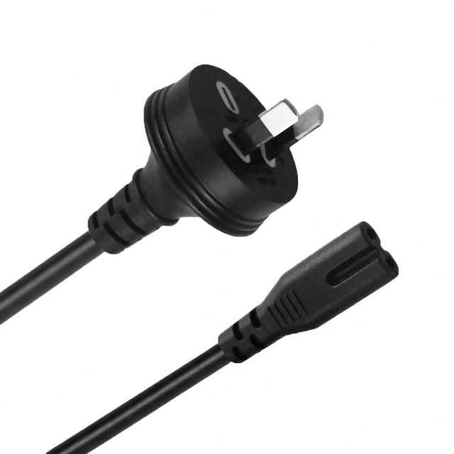 High Quality Au Plug Electric AC Cable 2 Pin H03VVH2-f 2x0.75mm2 8 Figure Power Cord