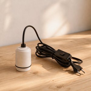 <span class=keywords><strong>Support</strong></span> mural en céramique E27 pour réchauffeur d'animaux, <span class=keywords><strong>support</strong></span> de <span class=keywords><strong>lampe</strong></span> <span class=keywords><strong>UVB</strong></span> avec interrupteur et cordon pour reptiles - Product Image 1