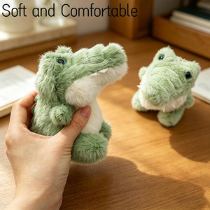 Porte-clés en peluche <span class=keywords><strong>crocodile</strong></span> vert mignon, thème reptile sauvage, idéal pour <span class=keywords><strong>les</strong></span> cadeaux de festival - Vente chaude - Product Image 3