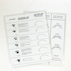 공급 업체 도매 개인 브랜드 속눈썹 연습 용지 속눈썹 지도 속눈썹 연장 운동 속눈썹 도구 - Product Image 5