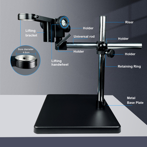 Phổ Bracket kính hiển vi 48mp 4K Video Camera 180X Zoom C mount ống kính cho phòng thí nghiệm kính hiển vi kỹ thuật số cơ sở lớn - Product Image 4
