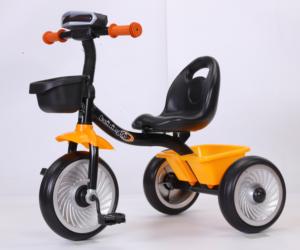 دراجة ثلاثية العجلات رخيصة للأطفال موديل 2022 مع مقبض دفع، دراجات ثلاثية أخرى للأطفال 4 في 1 للقيادة وحمل الأمتعة ولعب الأطفال - Product Image 2