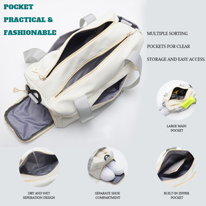 Borsa da palestra all'ingrosso della fabbrica da uomo con scomparto <span class=keywords><strong>per</strong></span> scarpe e tasca bagnata porta sul <span class=keywords><strong>borsone</strong></span> da viaggio <span class=keywords><strong>per</strong></span> <span class=keywords><strong>aereo</strong></span> Sport borsa Yoga - Product Image 3