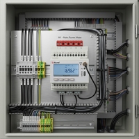 Compteur d'énergie sans fil 4G WiFi Acrel Classe 0.5 ADW300 avec protocole MQTT pour l'analyse de l'énergie triphasée des bâtiments